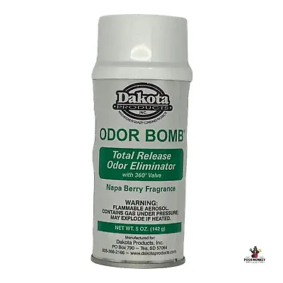 Dakota Odour Bomb Vehicle Car Caravan Home Office Air Freshener -  Napa Berry • £15.54