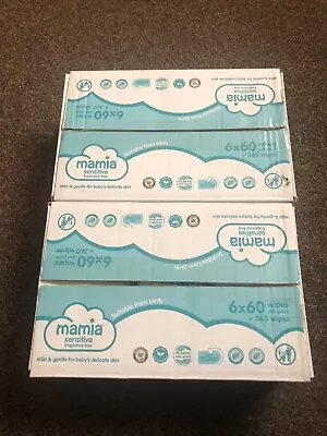 Mamia Baby Wipes 12 X 60 Sensitive Wet Wipes • £17.15