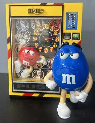 Vintage M&M's Alarm Clock And Coin Bank Candy Vending Machine Rare Find • $32.99