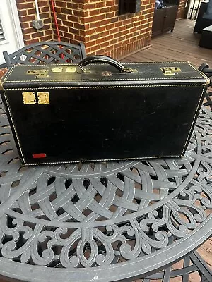 VINTAGE Professional Trumpet Case Leblanc Red Interior Travel Handle Rugged • $90