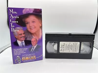 Mrs Arris Goes To Paris Vhs Tape Feature Films For Familes • $8.95