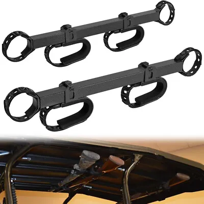 20079 UTV Overhead In-Cab Gun & Bow Rack For 1.5”-2.0” Round Cage Polaris Yamaha • $96.98