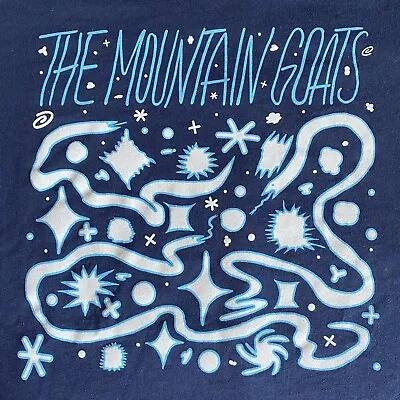 THE MOUNTAIN GOATS Snake Nebula Licensed Alt Rock T-Shirt 2021. MEDIUM Preowned • $28.95