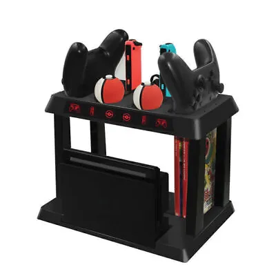 Controller Grip Charger Charging Dock Stand For Nintendo Switch Joy-con PRO • $51.25