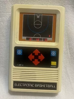 Vintage 1978 Mattell Electronics Basketball Handheld Game Tested And Working • $19.48
