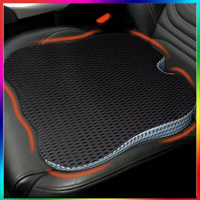 Memory Foam Car Seat Pad Sciatica & Lower Back Pain Relief Cushions For Driving • £17.89