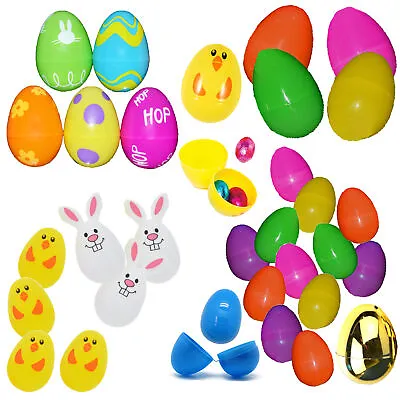 Easter Egg Hunt Accessories And Games Fillable Eggs- Choose Pack Size • £4.50