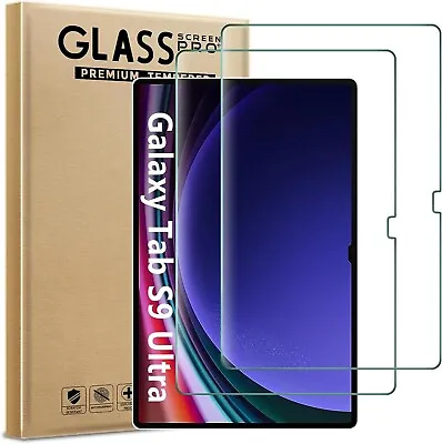 TEMPERED GLASS Screen Protector For Samsung Galaxy Tab S9 Ultra 14.6  X910/X916 • £6.99
