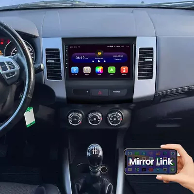 9  Android 13 Car Stereo Radio GPS Navi WIFI BT For Mitsubishi Outlander 2006-12 • $99.99