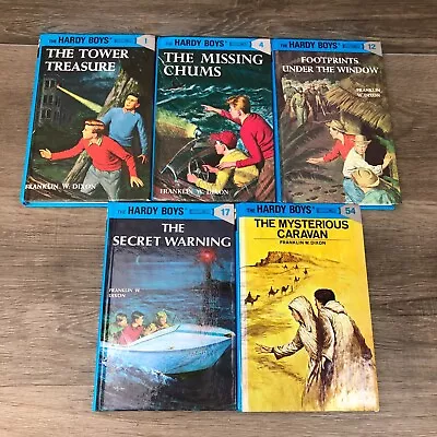 Lot Of 5 Hardy Boys Books Mixed Volumes Hardcovers Flashlight Edition • $18.39