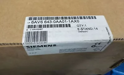 New Genuine Siemens Multi Touch Panel 6AV6 643-0AA01-1AX0 HMI 6AV6643-0AA01-1AX0 • $1044.78