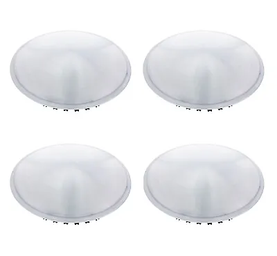 Full Moon 14  Stainless Steel Hub Cap Wheel Cover Hot Rat Rod Lead Sled Set Of 4 • $129.41