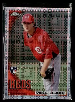 2010 Topps Chrome #176 Mike Leake X-Fractors Card • $1.59