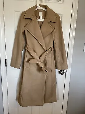 🌟 Ultimate Elegance! H&M Trench Coat For Women - Brown Beige Size XS - New • $75