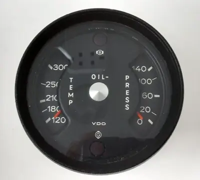 Porsche 911 Temperature Oil Pressure Combo Gauge VDO 911 641 104 00 • $469