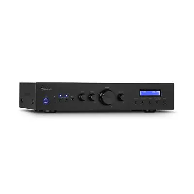 Hi Fi Bluetooth Stereo Amplifier Power Digital DAB AUX Remote LED 100 W Black • £144.99
