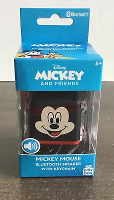 Mickey Mouse Square Bitty Boomers Bluetooth Mini-Speaker With Keychain • $13.59