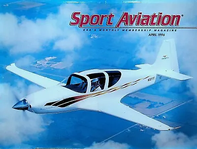 Sport Aviation Magazine April 1996 Pulsar XP Vandenev M-14P YAK-9U • $14.22