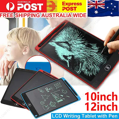 $10.72 • Buy 10 / 12  LCD Writing Tablet Drawing Board Colorful Doodle Handwriting Pad DF