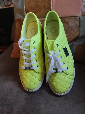 Guess Lime Green  Super Clean Worn Twice Cute Sneakers 9.5  12.90 • $12.90