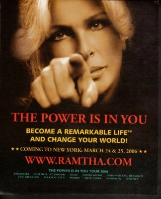  Vintage Print Ad Advertisement Show J Z Knight Ramatha Coming To New York Power • $9.95