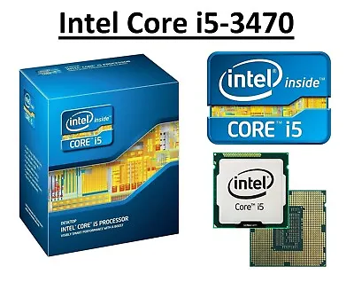 Intel Core I5-3470 SR0T8 Quad Core Processor 3.2GHz Socket LGA1155 77Watt CPU • £24.97