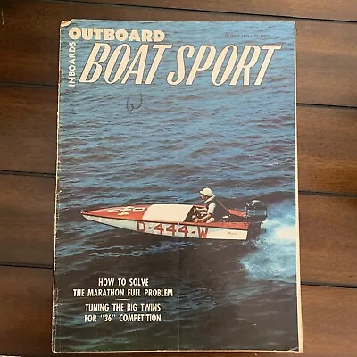 Vintage Outboards Inboards Boat Sport Magazine December 1955 • $9.99