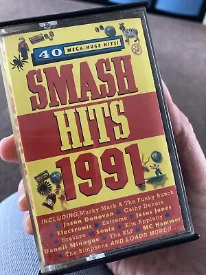 £3 • Buy Smash Hits 1991 Cassette Tape