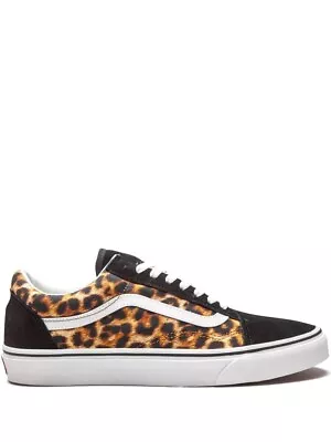 OLD SKOOL - (LEOPARD) Black / True White VANS • $58.99