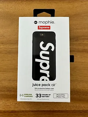 Supreme Mophie Juice Pack Air Black Battery Case Iphone7/8+ **BRAND NEW** • $119