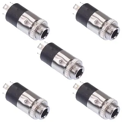 5 X 3.5mm Stereo Panel Mount Socket • £4.09