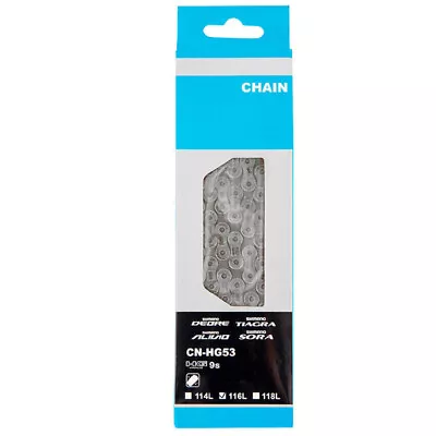 Shimano 9 Speed Chain HG40 53 54 701 Deore MTB Road Bike 116 Link • $15.49