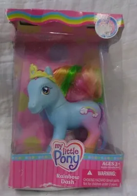 Hasbro My Little Pony Rainbow Dash 25 Birthday Celebration 2007 Tiara MLP • $85