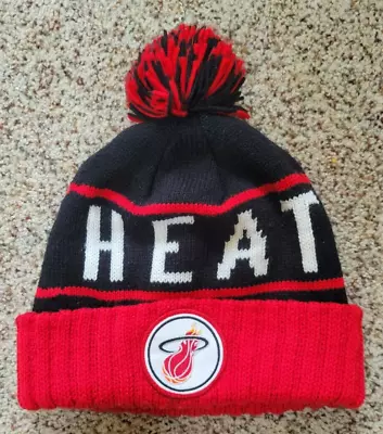 NBA Miami Heat Beanie Winter Knit Hat Mitchell & Ness • $11.50