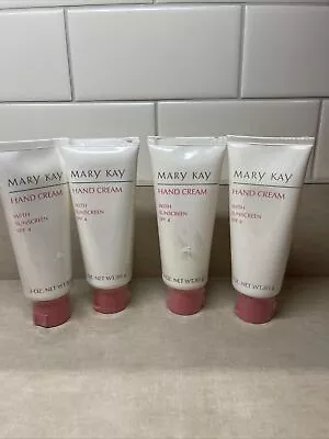 Vintage Mary Kay Hand Cream With Sunscreen SPF 4 Lot Of Four • $26.25