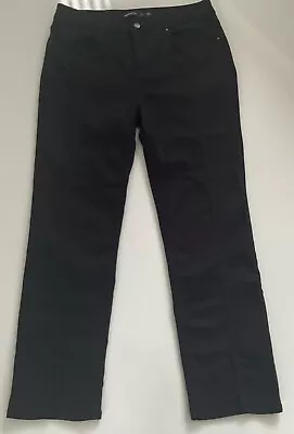 Karen Millen Black Trousers With Front Slits Size 12 • £25