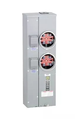 Square D MP22125 - Double Gang/Meter Electrical Panel 125 A 240 V 1 PH • $1095