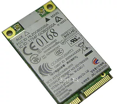 Qualcomm Gobi 2000 HSDPA WWAN Broadband Mini PCIe Card T77Z102.04 /T77Z102.18 • $7.22