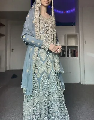 Indian Pakistani Wedding Party Dress Embroidered  • £150