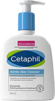 Cetaphil Gentle Skin Cleanser 236ml Soap-Free Body & Face Wash For Women & Men • £14.99