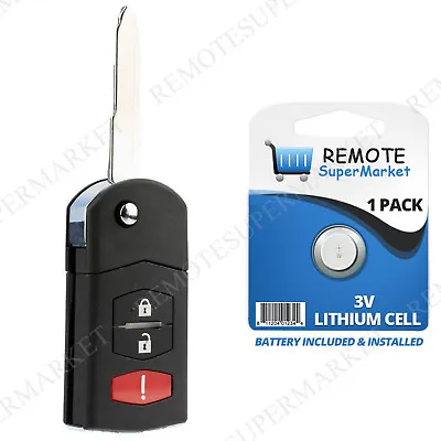 Replacement For Mazda 04-06 MPV 06-10 MX-5 Miata Remote Flip Key Fob Entry • $39.95