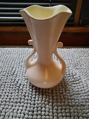 Vintage Pink RED WING # 505 Double Handled 7 1/2  Vase Made In USA • $20