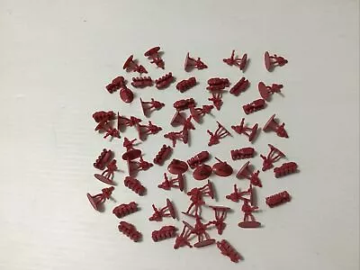 RISK Star Wars Clone Wars Edition Board Game - Replacement 56 Red Army Pieces • $9.89