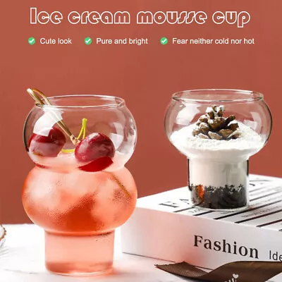 Transparent Tea Coffee Mug Insulated Glass Cup Beer Juice Milk Heat Resistant US • $11.05