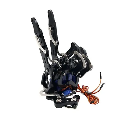 Mechanical Claw Clamper Gripper Left Hand Five Fingers With Servos For Robot DIY • $65.15