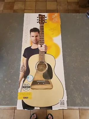 $99.99 • Buy First Act Adam Levine AL363 Designer Series Acoustic Guitar, Strap & Picks, NEW!