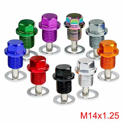 M14x1.5MM Engine Magnetic Oil Drain Plug Screw Nut Bolt Oil Drain Sump Nut • $4.62