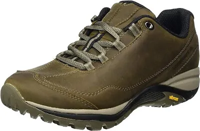 Merrell Womens Siren Traveller Leather Shoes Outdoor Hiking Trainer - Brindle • £59.99
