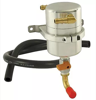 Moroso Engine Oil Separator 85474; 2.875  X 4.500  Polished Aluminum W/ Bracket • $213.62