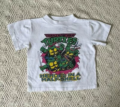 Vintage 1990’s Teenage Mutant Ninja Turtles Tshirt Children’s Vintage • $85